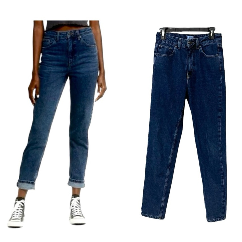 Urban Outfitters BDG Mom Jeans Dark Wash Size 26 - Picture 1 of 13